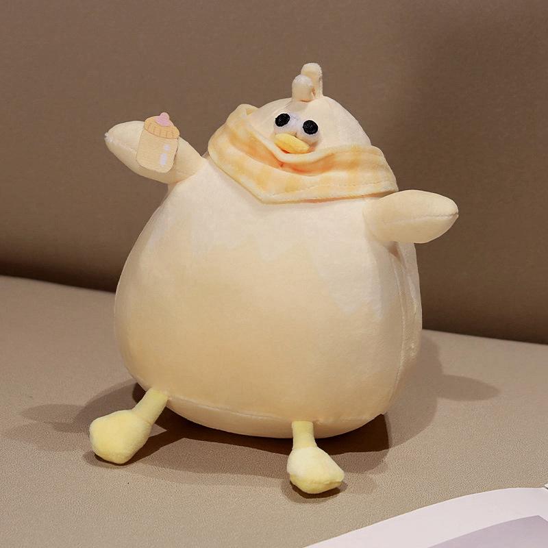 Кукла-курица Кукла-курица Плюшевая игрушка, превращенная в деревенскую цветочную курицу Подарок на день рождения Забавная и милая леди-курица