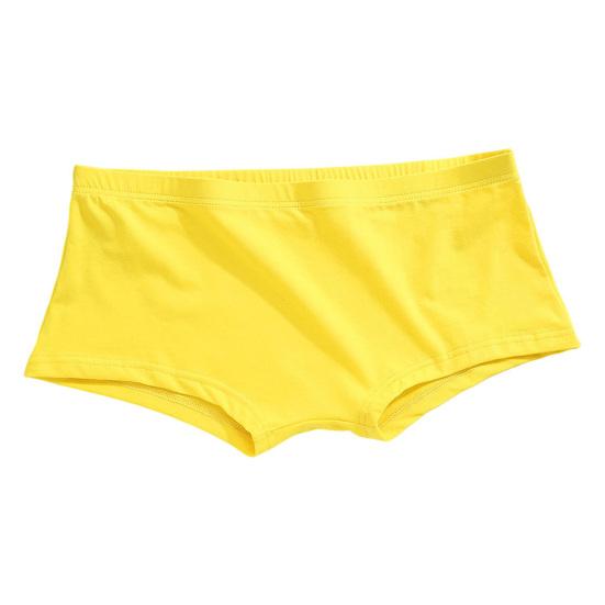 Мужские трусы-боксеры, однотонные, дышащие, эластичные, U-образные, с плоским углом, трусы, домашняя одежда