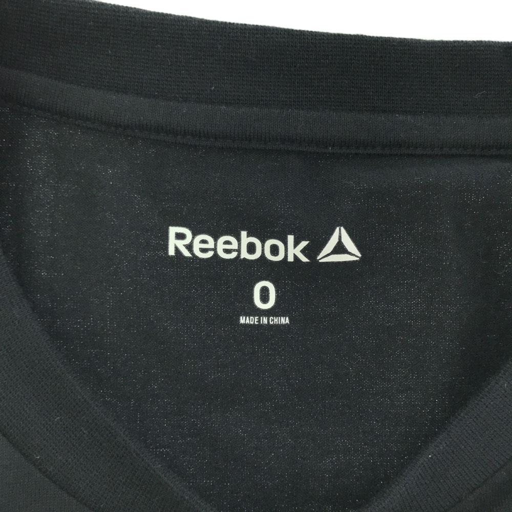 Неиспользованная мужская футболка Reebok Print с коротким рукавом Серия O Black С биркой Б/у