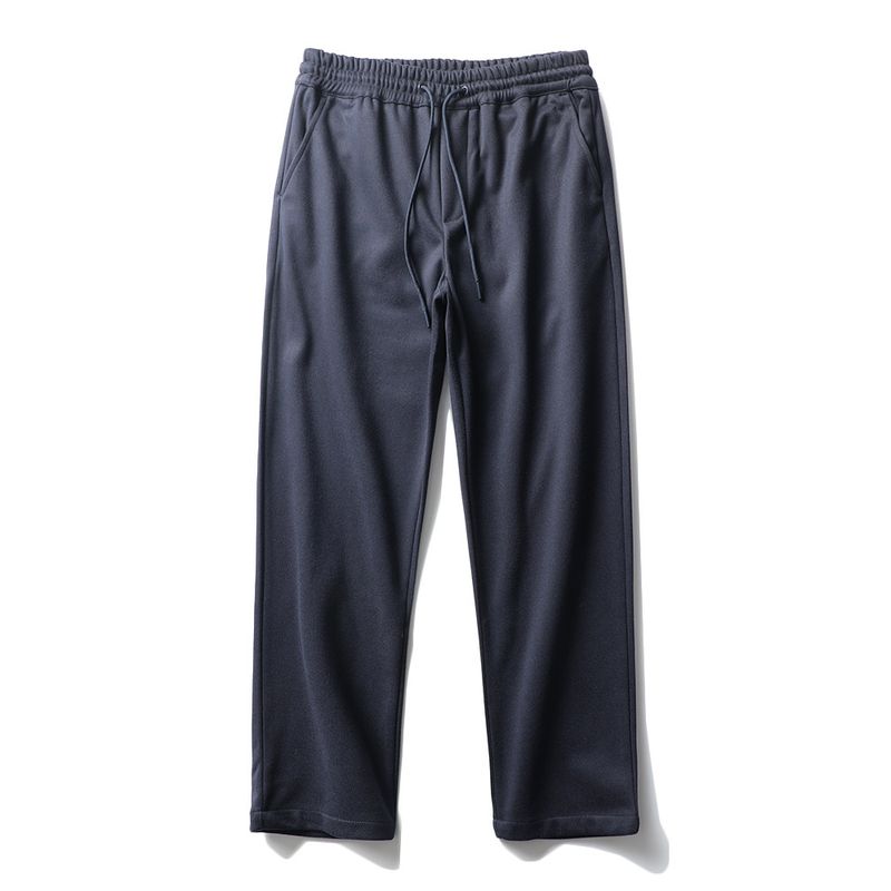 Thickened Woolen Pants Men's Autumn and Winter Straight-leg Loose Drooping Elastic Waist Casual Pants Export Export Tail Pants
