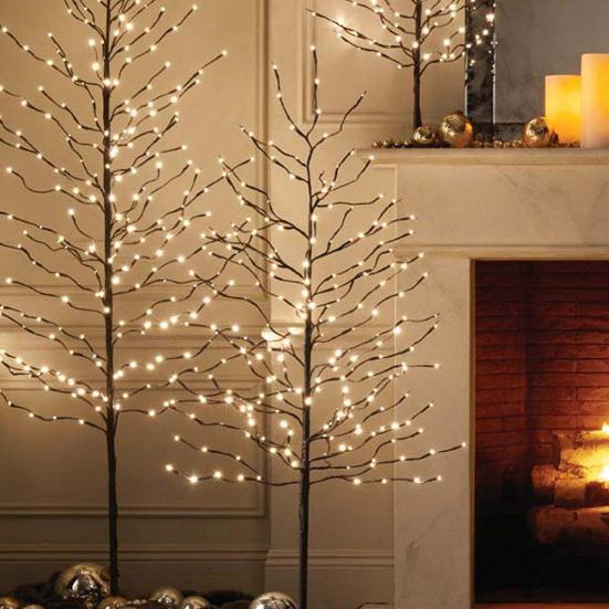 20 м водонепроницаемый медный сказочный USB-провод 200 светодиодов с питанием от струн, светильник для домашнего декора