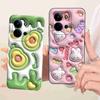 Для Xiaomi Redmi 15C 4G Чехол Милый Чехол с Рисунком Цветов для Пары Чехол для Телефона Для Xiaomi Redmi 15C Redmi15C 4G 5G Задняя Крышка Capa