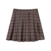 Plaid Jk Pleated Short Skirt A-line Skirt Women's Spring and Summer High Waist Was Thin College Style