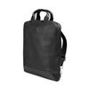 Moleskine Classic Leather Business Backpack with 15-inch Laptop Storage, Vertical Design, Men's, Black, One Size