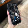 Чехол для телефона Peter Y-Your B-Boyfriend для iPhone 17,16,15,14,13,12,11,Pro,Max,Plus,X,XS,SE4,E,Mini Черный Утолщенный край Чехол