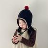 Tassel Baby Beanie Cap Thick Ear Protection Hat Sweet Baby Knitted Cap  Toddler