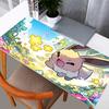 Green Bulbasaur Collage Desk Pad Cute Kanto Starter Gaming Mouse Mat