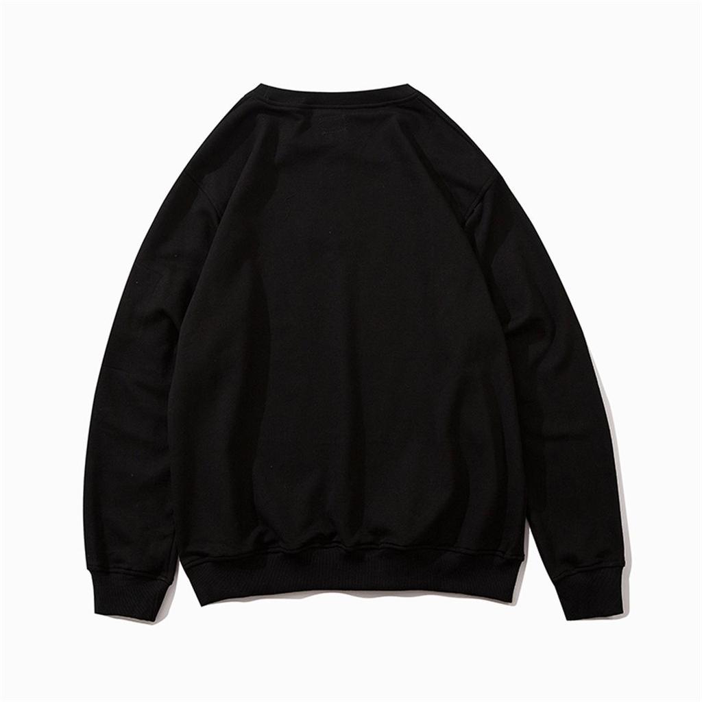 CP Lens Мужская свободная однотонная толстовка-куртка с круглым вырезом - Повседневный модный молодежный бренд