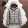 Women Casual Windproof Parka White Duck Down Jacket Coat Hooded Warm Autumn Winter
