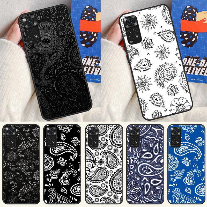 Bandana Seamless Pattern Case For Xiaomi Redmi Note 13 12 11 9 10 14 Pro 10S 11S 12S Cover For Redmi 13C 10C 12C 14C