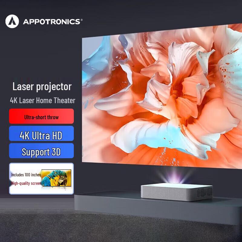 APPOTRONICS A500 4K UHD Домашний кинотеатр Лазерный проектор (Китайская версия)