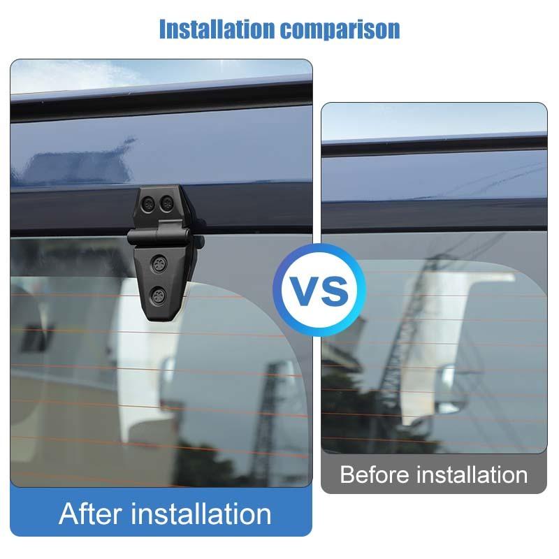 Tailgate Glass Hinges Protective Cover For Suzuki Jimny 2019 Up ABS Car Exterior Accessories