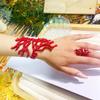 Весенний браслет нерегулярные коралловые украшения модное кольцо