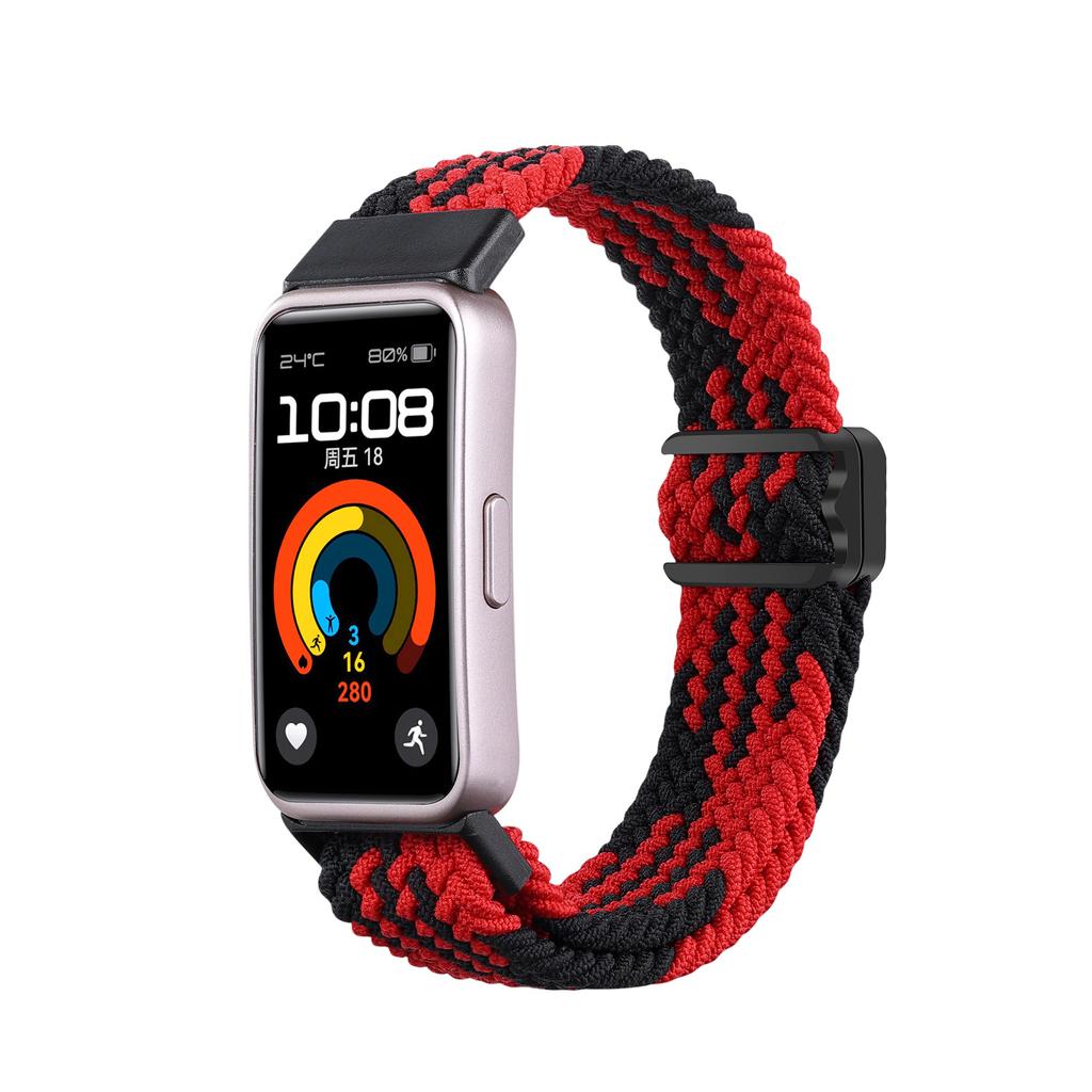Magnetic Braided Loop for Huawei Band 9 8 Strap Accessories Adjustable Wristband Elastic Nylon Bracelet Correa Huawei Band9 band