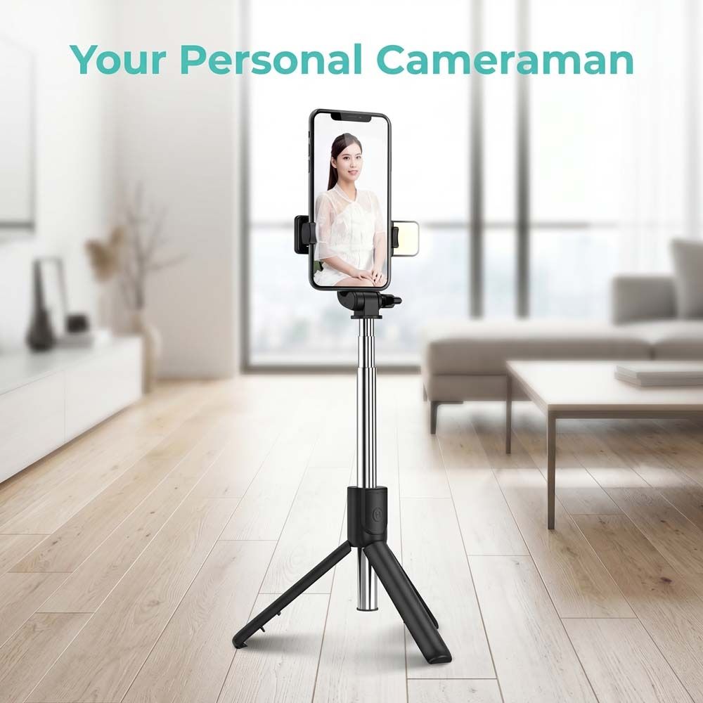Portable Telescopic Selfie Stick 70cm Selfie Stick Tripod Bluetooth Selfie Stick Vlog Photography
