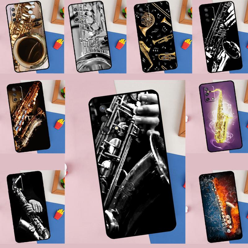 Музыкальный чехол для саксофона для Oppo A80 A60 A40 A94 A54 A98 A78 A18 A38 A58 A16 A76 A96 A17 A77 A74 A57S A15