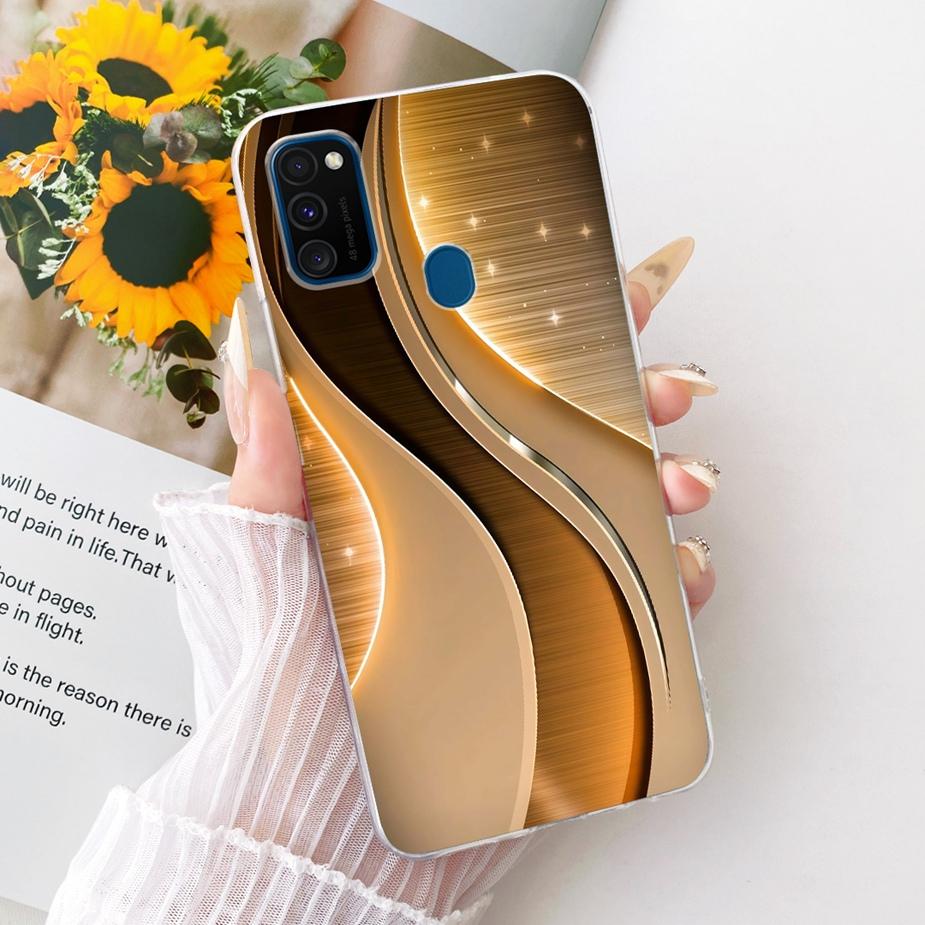 Чехол для Samsung Galaxy M21 SM-M215F Новый модный расписной чехол Мягкий силиконовый чехол для Samsung M21 2021 M 30 s Galaxy M30s Fundas