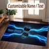 Custom Rug BIRMINGHAM CITY Pattern Print Name Text Soft Non‑Slip Floor Carpet for Home Indoor Decoration