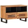 VidaXL TV Stand 70x34x46 Cm Solid Acacia Wood, TV Bench, Hi-fi Cabinet, TV Console, TV Buffet, Multimedia Cabinet, Cupboard 377442