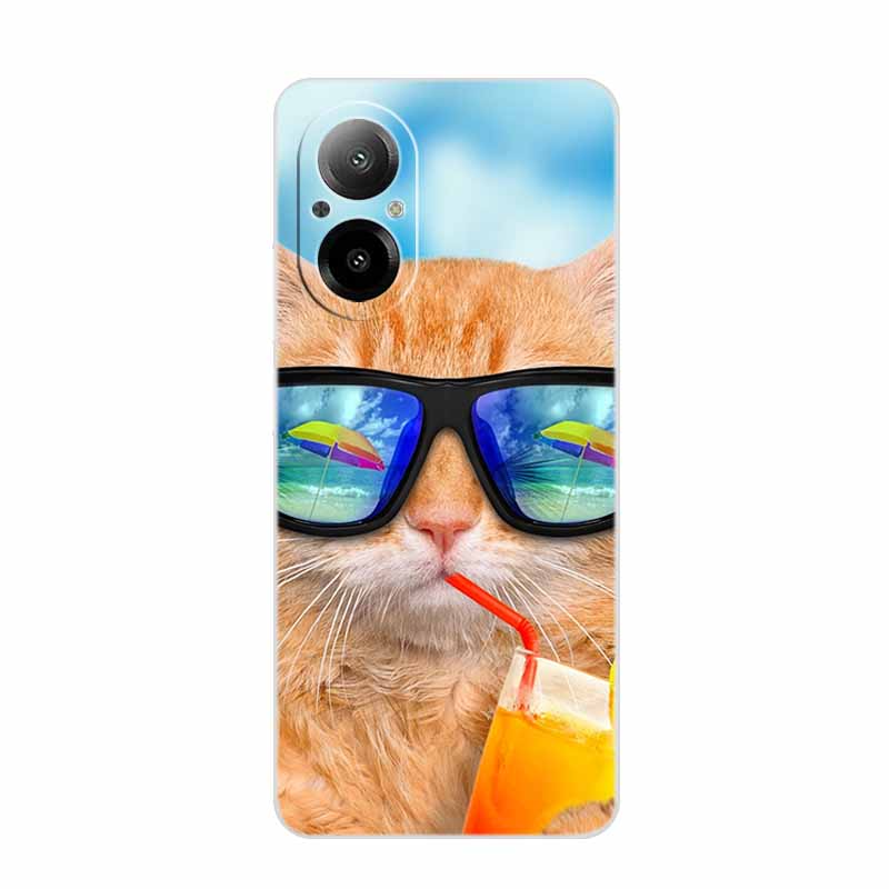 Для Realme C67 4G Чехол 6.72" Прозрачный Край Силиконовый Мягкий ТПУ Чехол для Телефона Для Realme C67 4G Задняя Крышка Чехол RealmeC67 C 67 Funda Para
