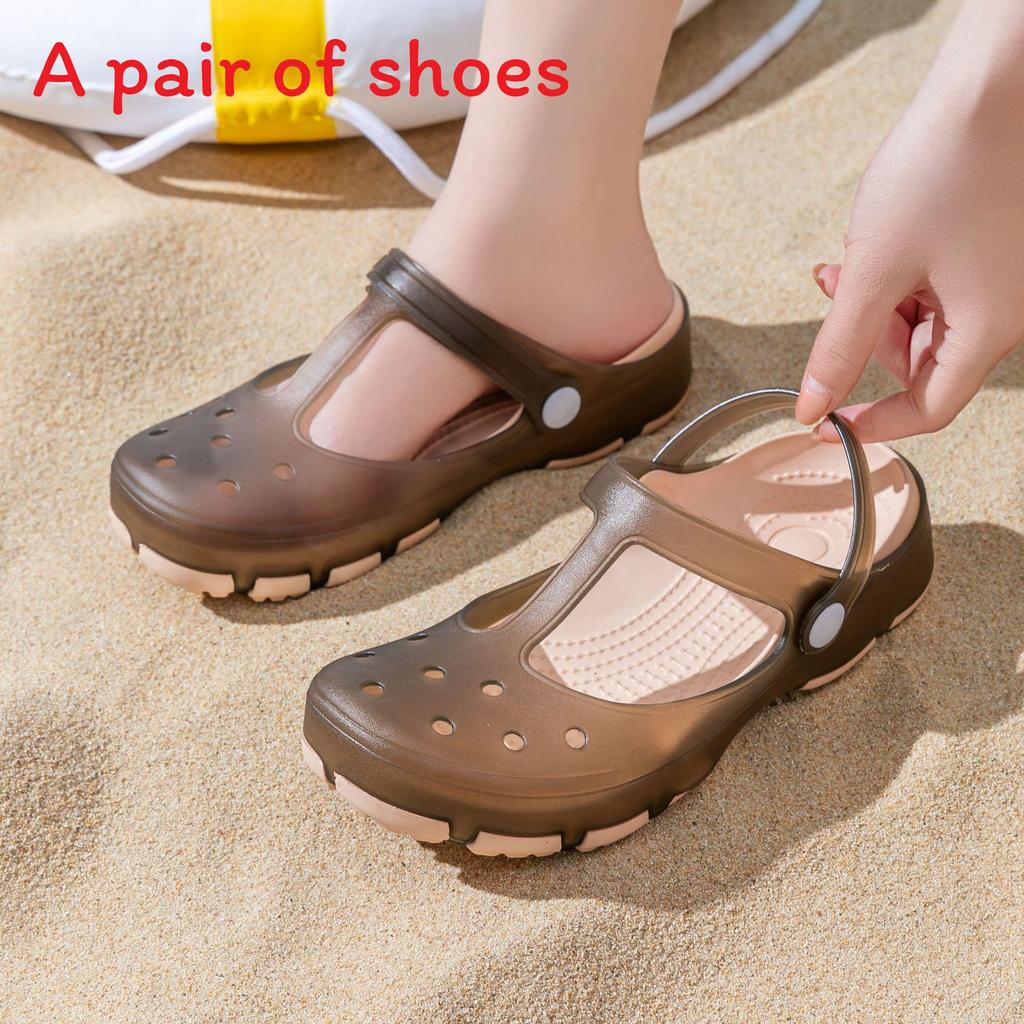 Eva Womens Slipon Sandals With Airy Cutouts For Beach And Casual Wear