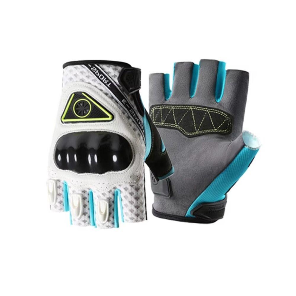 Breathable Riding Gloves Anti-Slip Protective Gloves Half Finger Gloves Motorcycle Riding