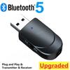 Приемник-передатчик Bluetooth 5.0 2 в 1 Разъем 3,5 мм RCA AUX USB Стерео Аудио Беспроводной Адаптер Для Автомобильного Динамика Телевизора ПК Наушников