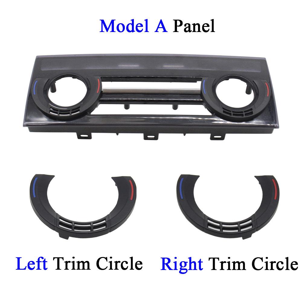 Задний кондиционер AC Vent Control Switch Рамка панели Крышка Накладка для BMW 5 6 7 X5 X6 Series F10 F11 F07 F06 F01 F02 F15