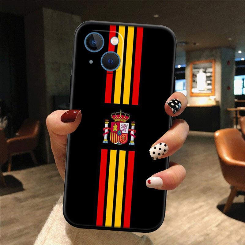 IK61 Spain Flag New High-End Shell Phone Case for iPhone SE X XS XR 16E 17 11 Pro Max 8 7 6 6s Plus Air