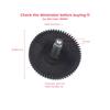 BSR519 Sunroof Motor Repair Gear with Shaft for Mini Cooper 62 Teeth Diameter 49 Mm