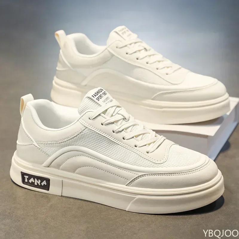 Men'S Sports Shoes Spring New Casual Breathable Board Shoes Men'S Fashion Shoes Comfortable Running Shoes Platform Shoes
