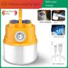 Telescope Zoom Camping Light Solar Powered Camping Lantern USB Rechargeable Portable Flashlights Tent Lights Work Repair