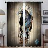 Элегантные шторы для комнаты, 2 шт., шторы Vikings Odins Ravens Muninn для спальни, перегородки, шторы для гостиной, кухни