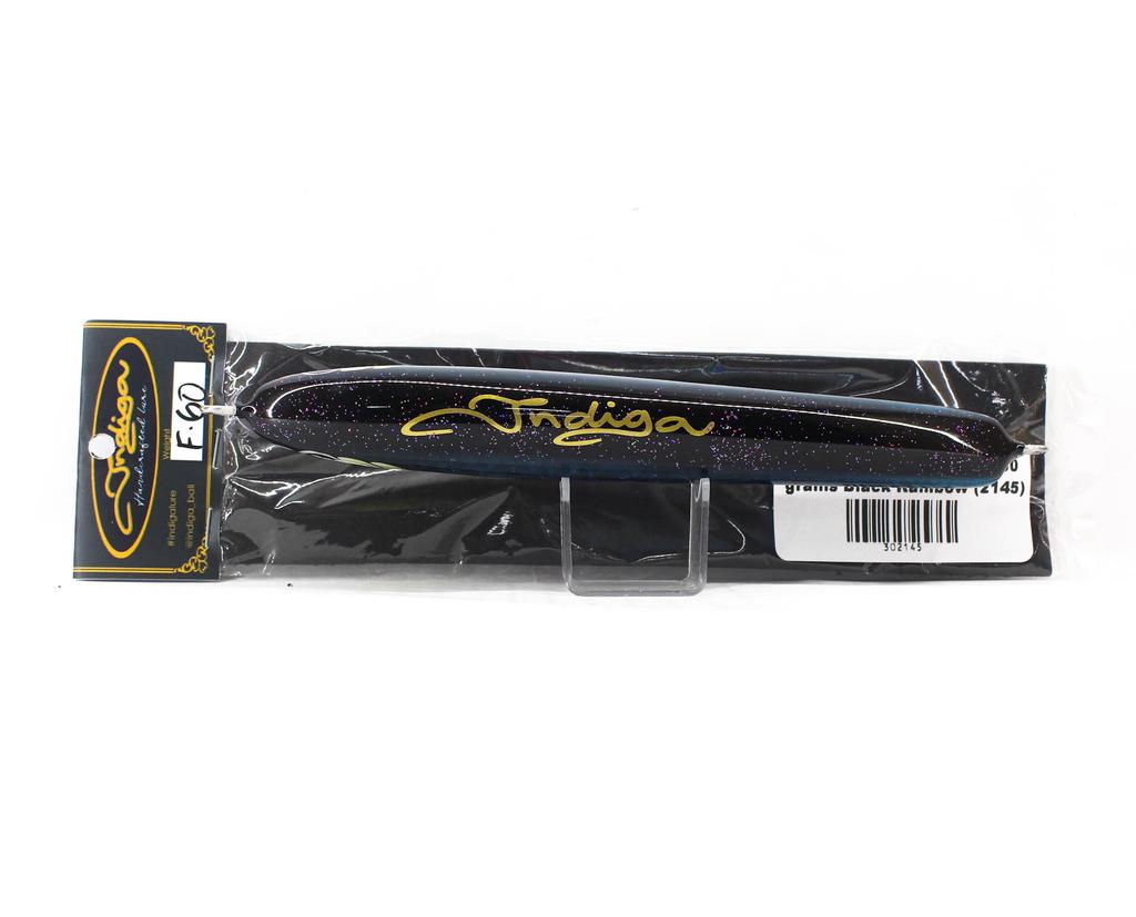 Indiga Stickbait Floating 60 Grams Black Rainbow (2145)