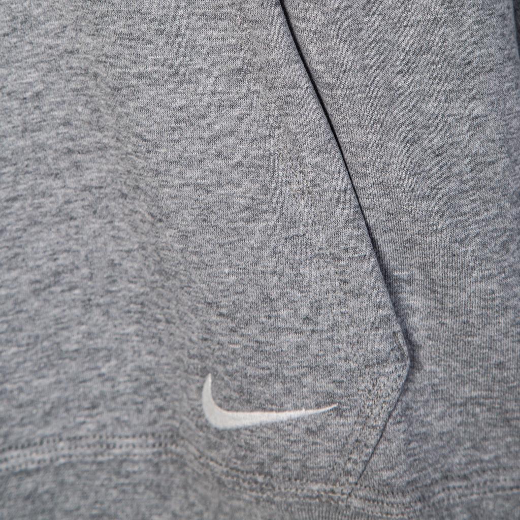 Nike Толстовка с капюшоном из флиса с логотипом, мужская толстовка светло-серого цвета 599938-063