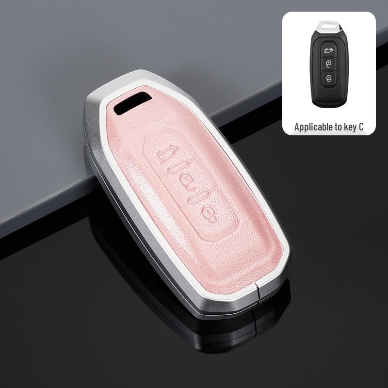 Premium Aluminum Alloy Key Cover for 2022 Ford Territory