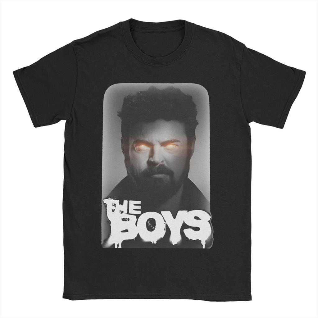 Унисекс Женские Футболки The Boys Билли Бутчер Хоумлендер 100% Хлопок Одежда Винтажная Футболка с Коротким Рукавом и Круглым Вырезом Подарок Футболка