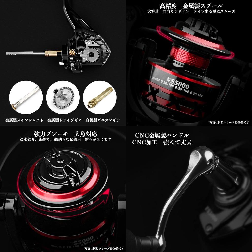 Рыболовная катушка VISPREA Spinning Reel 2000 3000 4000 5000 6000 7000 Легкая пресноводная рыбалка Морская рыбалка Передаточное отношение Максимальная сила торможения Ручка левая