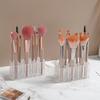 26 Holes Nail Art Brush Organizer Desktop Eyeliner Holder Cosmetics Pen Storage Rack Acrylic Makeup Brush Holder Showing Shelf