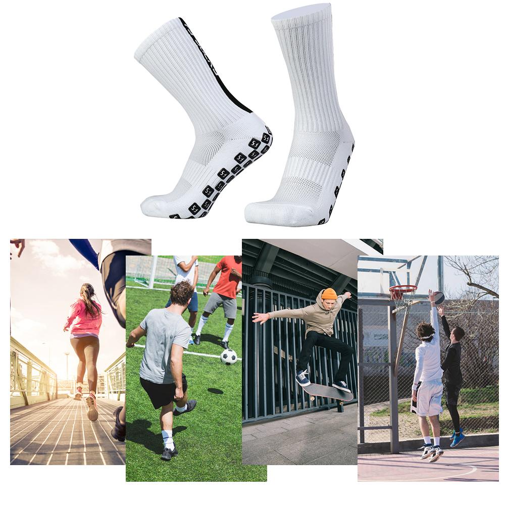 5 пар нескользящих спортивных футбольных носков, противоскользящие футбольные носки для футбола, баскетбола