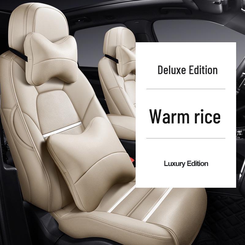 Кожаные чехлы на сиденья Mercedes-Benz C/E/GLC/A-Class – Полный охват, Всесезонная подушка