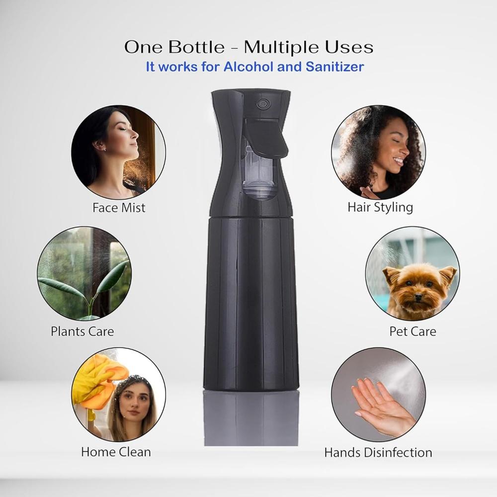 Парикмахерский пульверизатор для волос Пульверизатор высокого давления Непрерывное распыление Лейка Парикмахер Директор Автоматический 300 мл