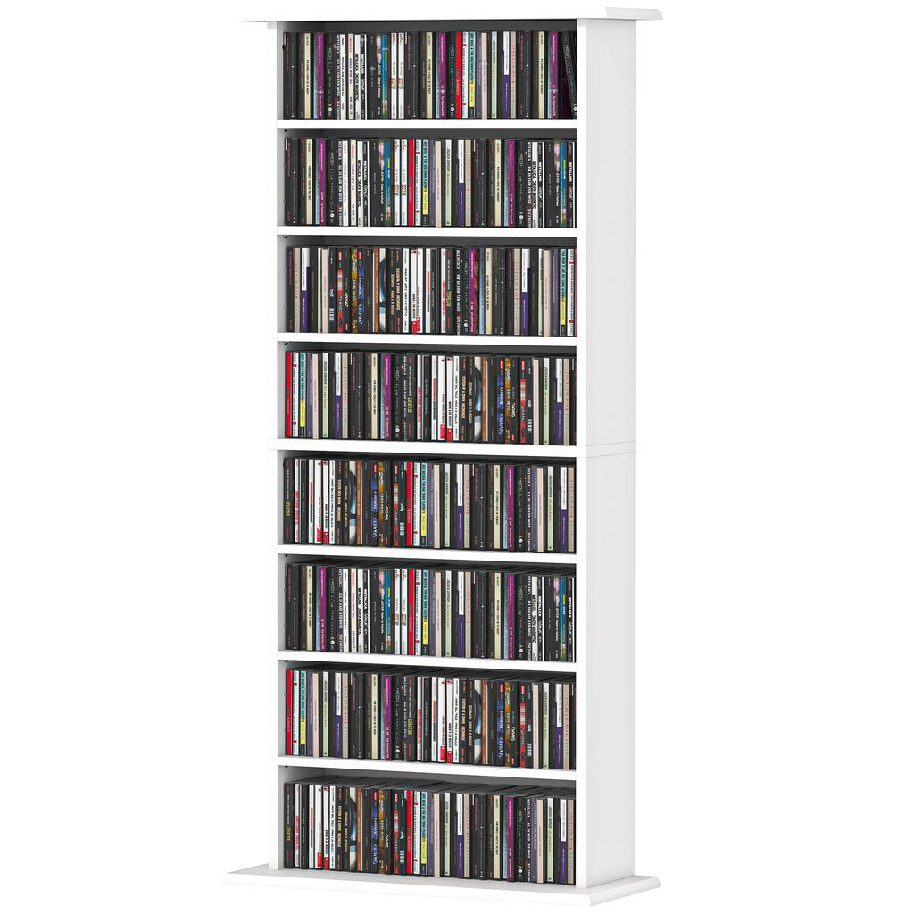 360 CD Storage Unit White