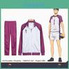 Стильный и удобный косплей Haikyuu Shiratorizawa Gakuen Koukou спортивная форма комплект