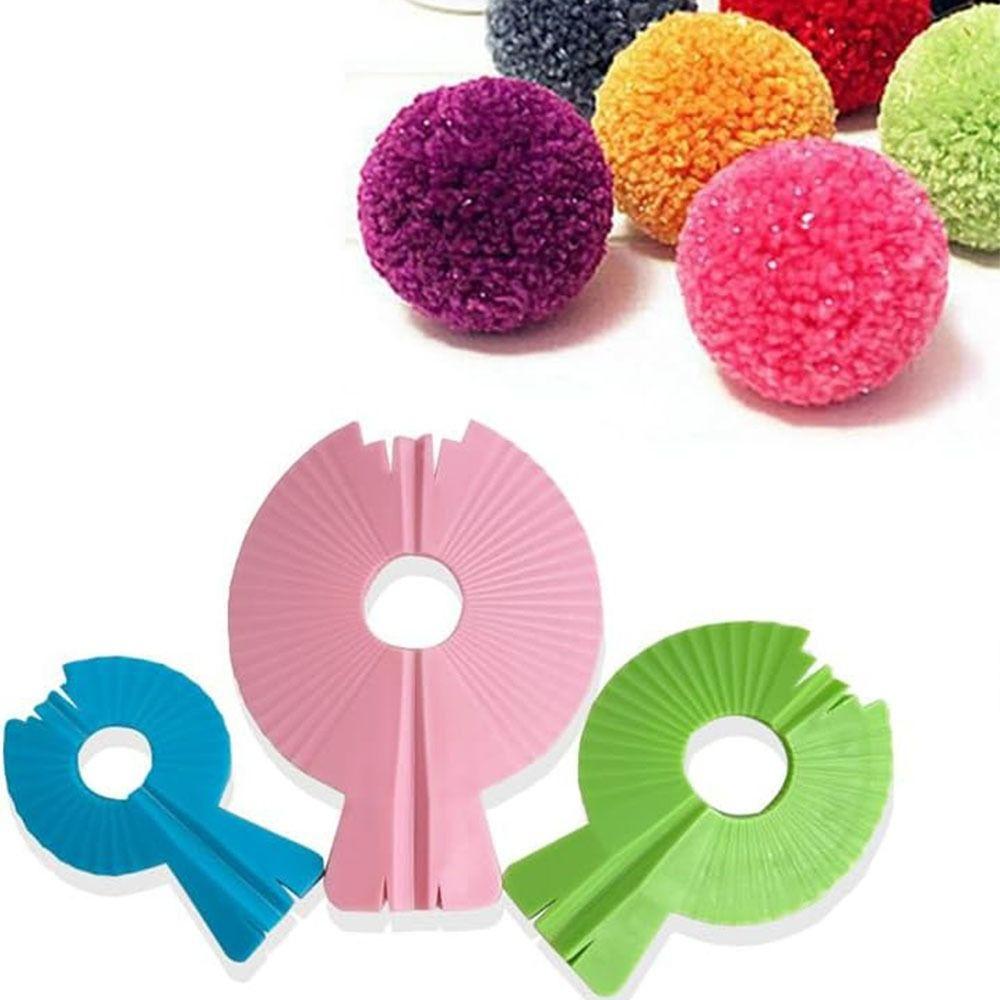 3 шт. Пластиковый помпонный станок Ручной работы Сделай сам Изготовление шерстяных шариков Прочный Помпонный станок в форме рыбки