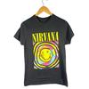 Футболка Nirvana Смайлик T T Угольно-серый Женский Размер Medium