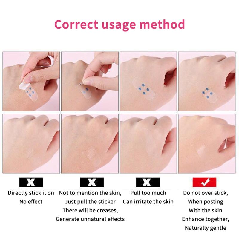 400 шт. Подтягивающие наклейки для лица Невидимые Прозрачные Тонкие Патчи для Лица Инструменты для Лифтинга V-образное Лицо Морщины Дряблая Кожа Клейкая Лента