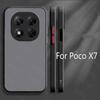 Luxury Translucent Case For Xiaomi Poco X7 Case Silicone Anti-knock Full Back Cover For Poco X7 Case For Poco X7 5G 6.67 Inch