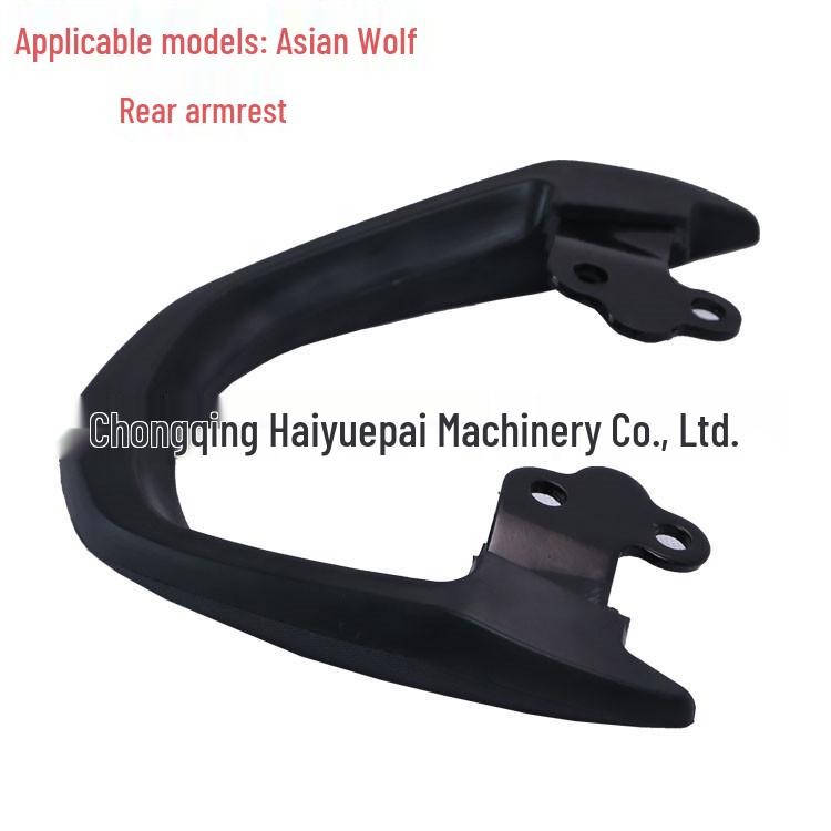 Haiyuepai Plastic Rear Armrest and Tail Wing for Asian Wolf Motorcycle