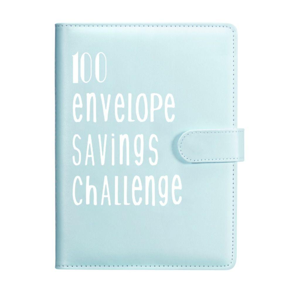 Кожаная сберегательная книжка Сберегательная книжка с отрывными листами Конверт-челлендж на 100 дней Переплет для пары